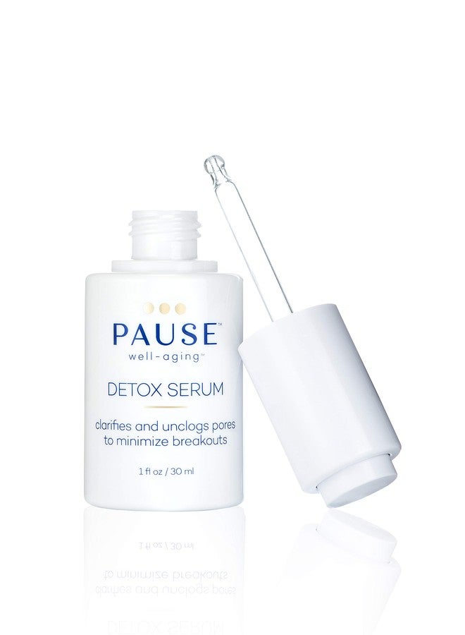 Pause Well Aging Detox Serum - Skin Care For Menopausal Women - Clarifies and Unclogs Pores - Skin Firming Serum That Lifts and Brightens - Balancing Serum For Fine Lines and Wrinkles - 1 fl oz - Image 2